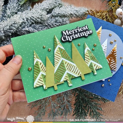 Waffle Flower - Two-step Chevron Stencil Trio