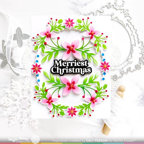 Waffle Flower - Folk Art Frame Matching Die