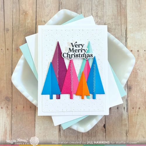 Waffle Flower - Folk Art Background Die