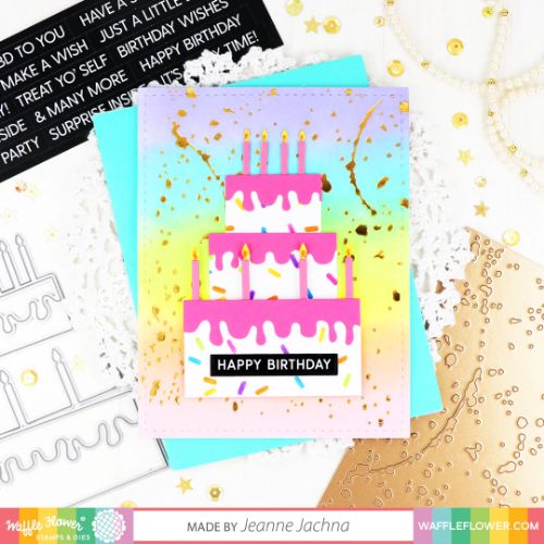 Waffle Flower - Splatters Foil Plate