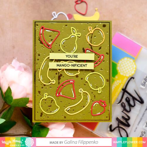 Waffle Flower - Splatters Foil Plate