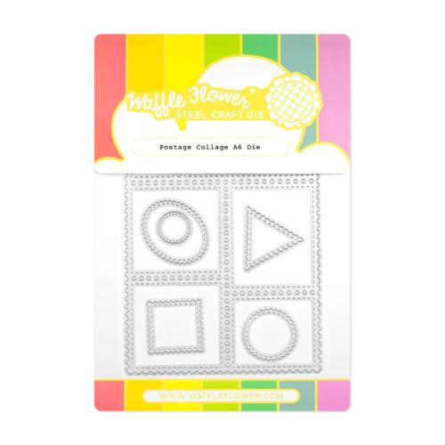 Waffle Flower - Postage Collage A6 Die