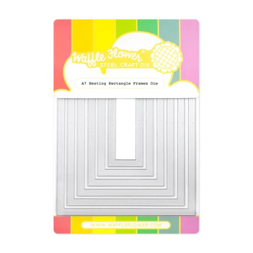 Waffle Flower - A7 Rectangle Frames Die