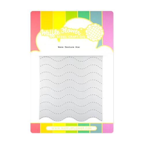 Waffle Flower - Wave Texture Die