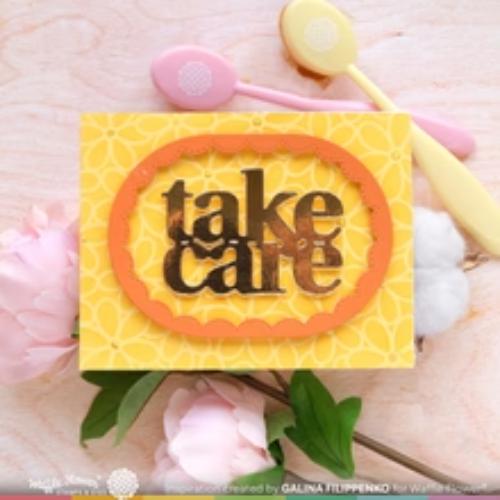 Waffle Flower - Daisy Background Stencil