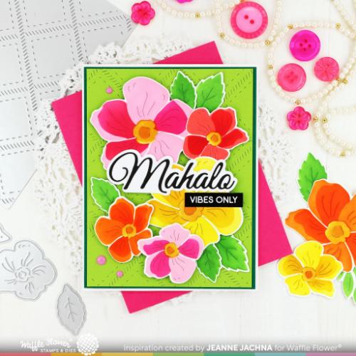 Waffle Flower - Layered Flower Duo Die-n-stencil