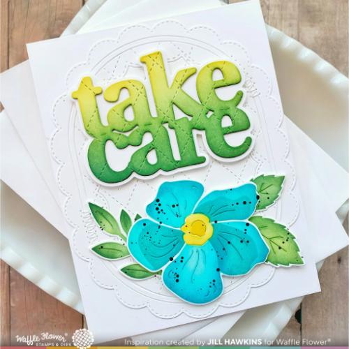 Waffle Flower - Layered Flower Duo Die-n-stencil