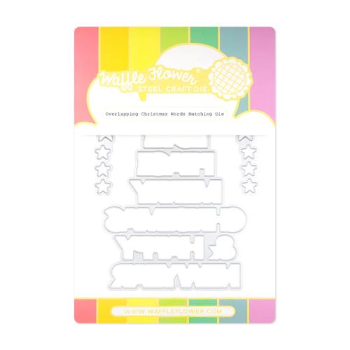 Waffle Flower - Overlapping Christmas Words Matching
Die