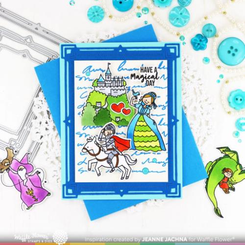 Waffle Flower - Script Texture Stamp Set