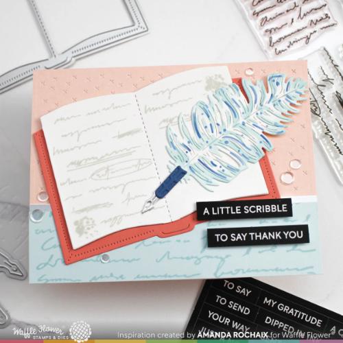 Waffle Flower - Script Texture Stamp Set