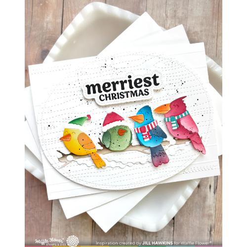 Waffle Flower - Woodgrain Texture Die