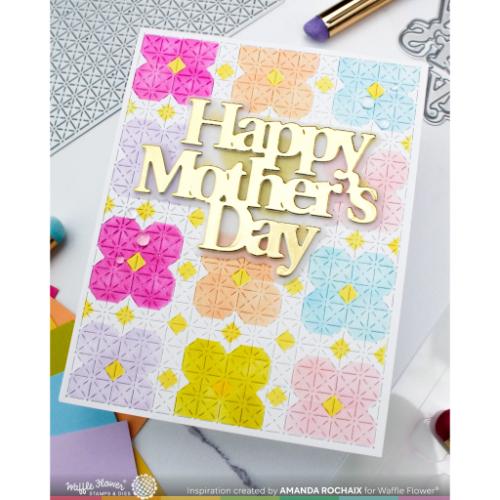 Waffle Flower - Tiny Square Texture Die