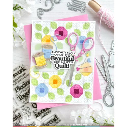 Waffle Flower - Tiny Square Texture Die