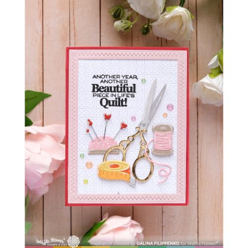 Waffle Flower - Quilted Frames Die