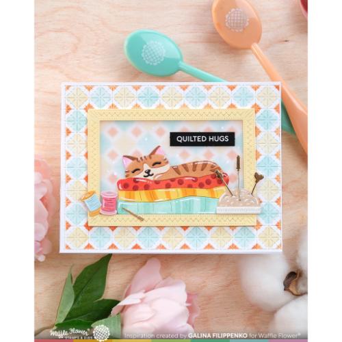 Waffle Flower - Quilted Frames Die