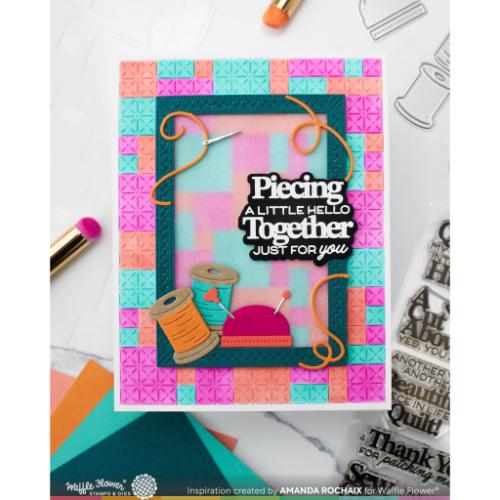 Waffle Flower - Quilted Frames Die