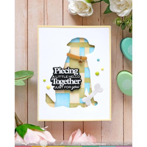 Waffle Flower - Dog Silhouette Die