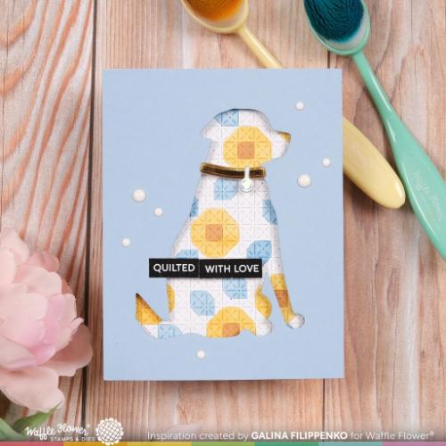 Waffle Flower - Dog Silhouette Die