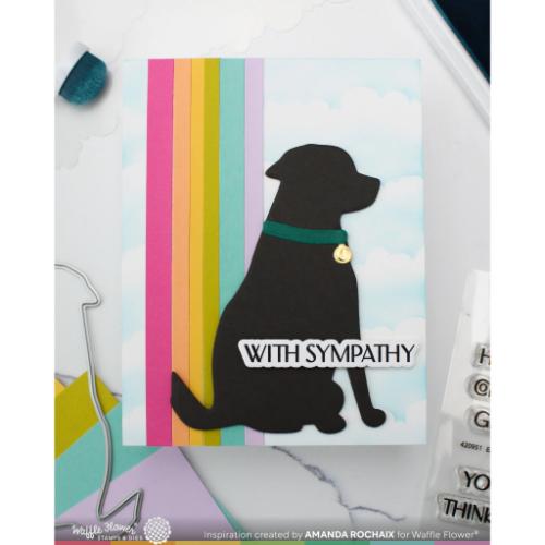 Waffle Flower - Dog Silhouette Die