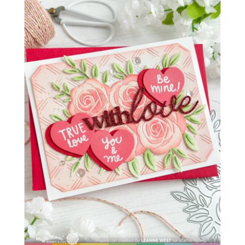 Waffle Flower - With Love Word Die