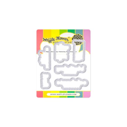 Waffle Flower - Happy Birthday Piercing Matching Die
