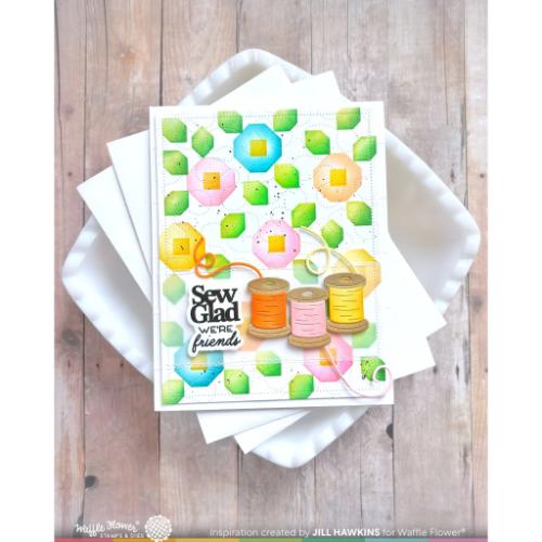 Waffle Flower - Meandering Texture Die