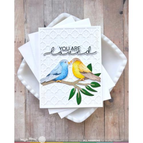 Waffle Flower - Quatrefoil Texture Die