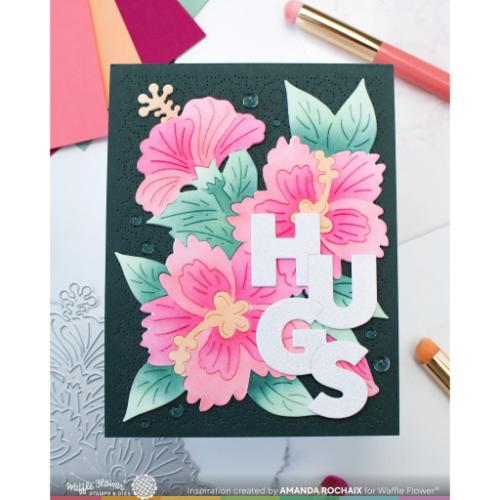 Waffle Flower - Quatrefoil Texture Die