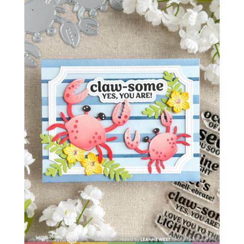 Waffle Flower - Nesting Piercing Ticket Frames Die