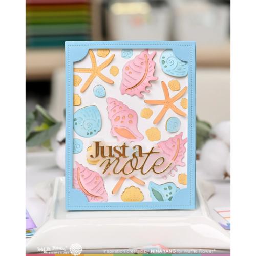 Waffle Flower - Nesting Piercing Ticket Frames Die