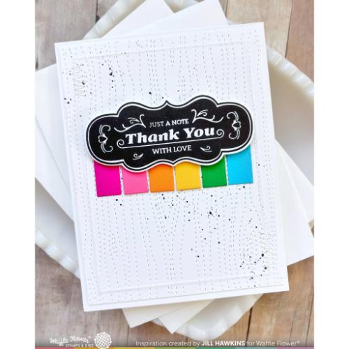 Waffle Flower - Vintage Label 1 Stamp Set