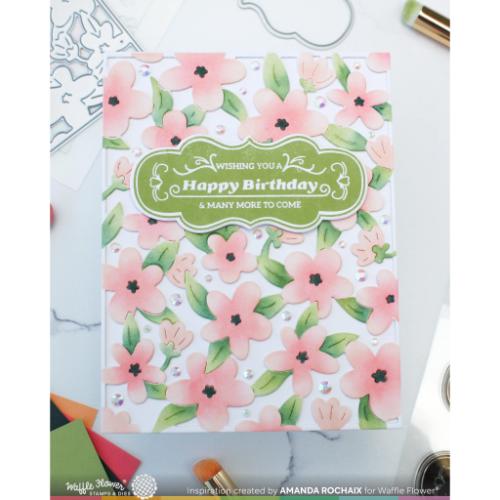 Waffle Flower - Vintage Label 1 Stamp Set