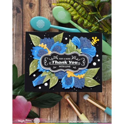 Waffle Flower - Vintage Label 1 Stamp Set