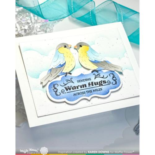 Waffle Flower - Vintage Label 1 Inverted Stamp Set