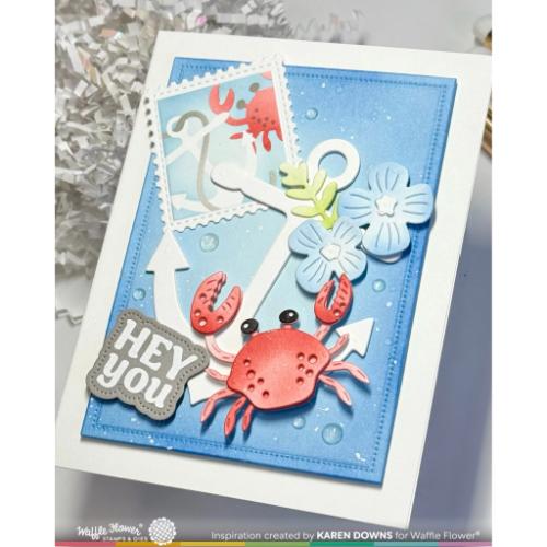 Waffle Flower - Floral Anchor Die