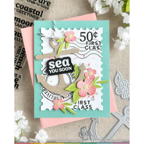 Waffle Flower - Floral Anchor Die