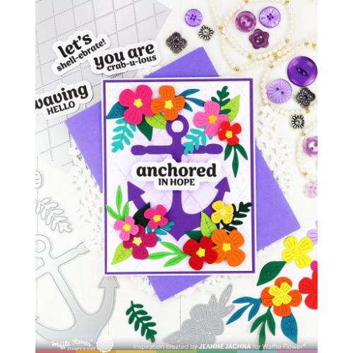 Waffle Flower - Floral Anchor Die