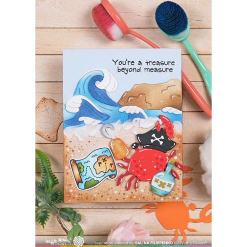 Waffle Flower - Treasure Hunt Sentiments Stamp Set