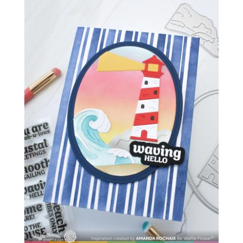 Waffle Flower - Coastline Die-n-stencil