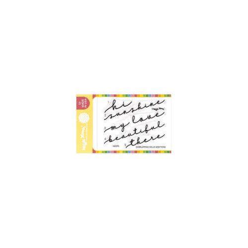 Waffle Flower - Overlapping Hello Additions Stamp Set