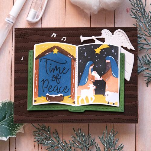 Waffle Flower - Woodgrain Stencil