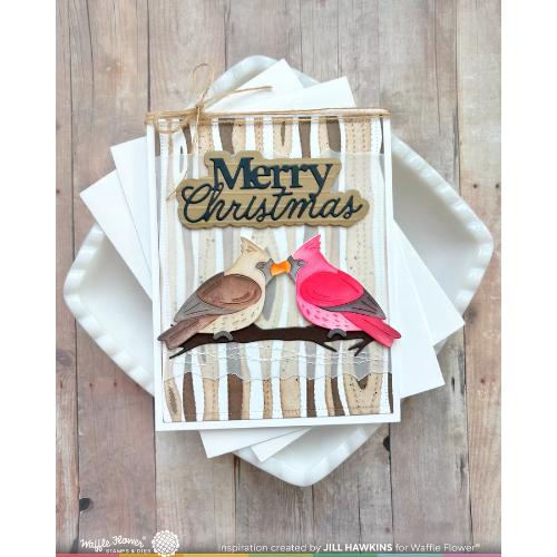 Waffle Flower - Woodgrain Stencil