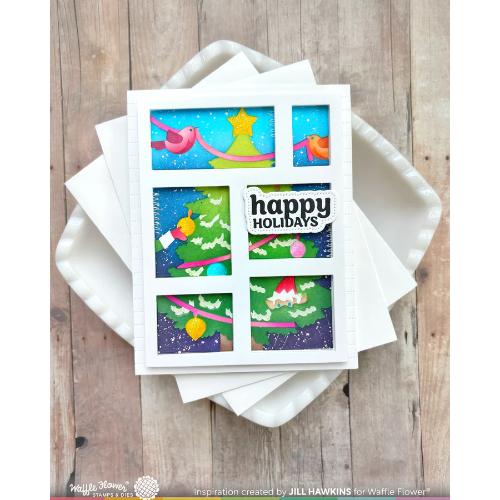 Waffle Flower - Piercing Lines Texture Die