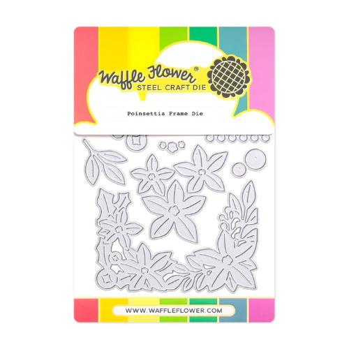 Waffle Flower - Poinsettia Frame Die