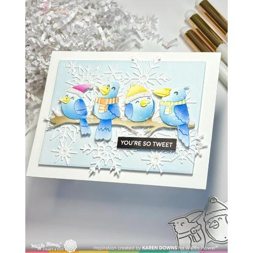 Waffle Flower - Birdie Friends in Winter Die