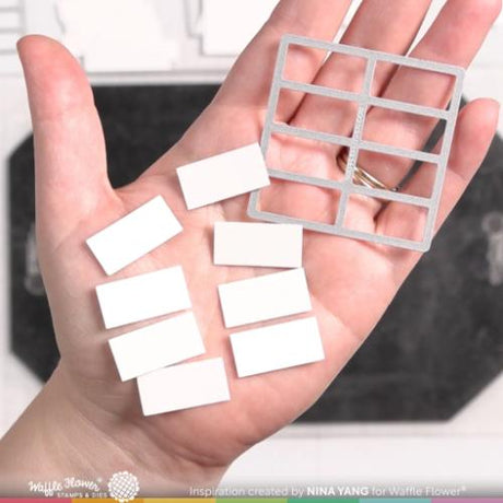 Waffle Flower - Ink Swatch 1x0.5 Die