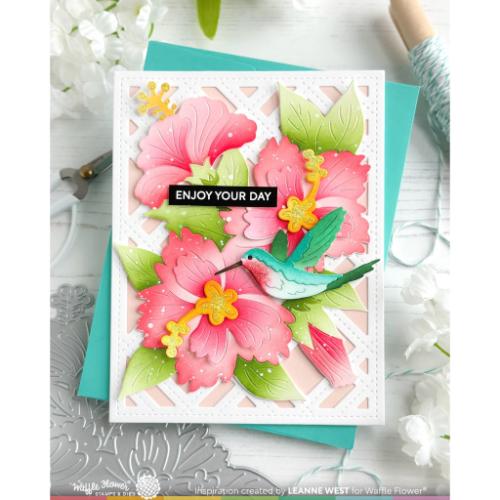 Waffle Flower - Hibiscus Cluster Die