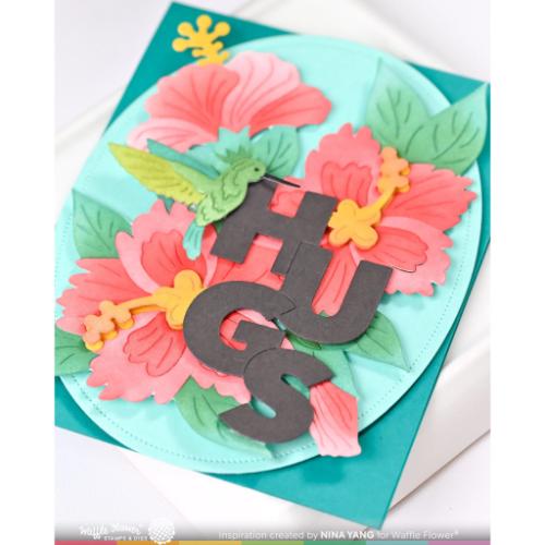 Waffle Flower - Hibiscus Cluster Die
