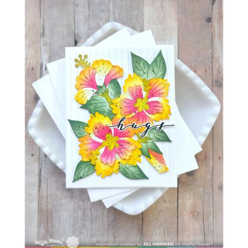 Waffle Flower - Hibiscus Cluster Die