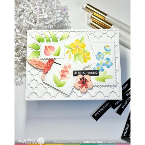 Waffle Flower - Hibiscus Branch Die